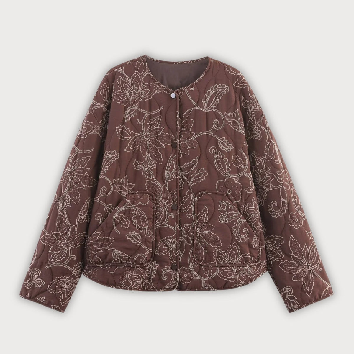 Braune Steppjacke Damen