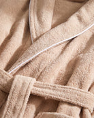 Bademantel Beige Damen