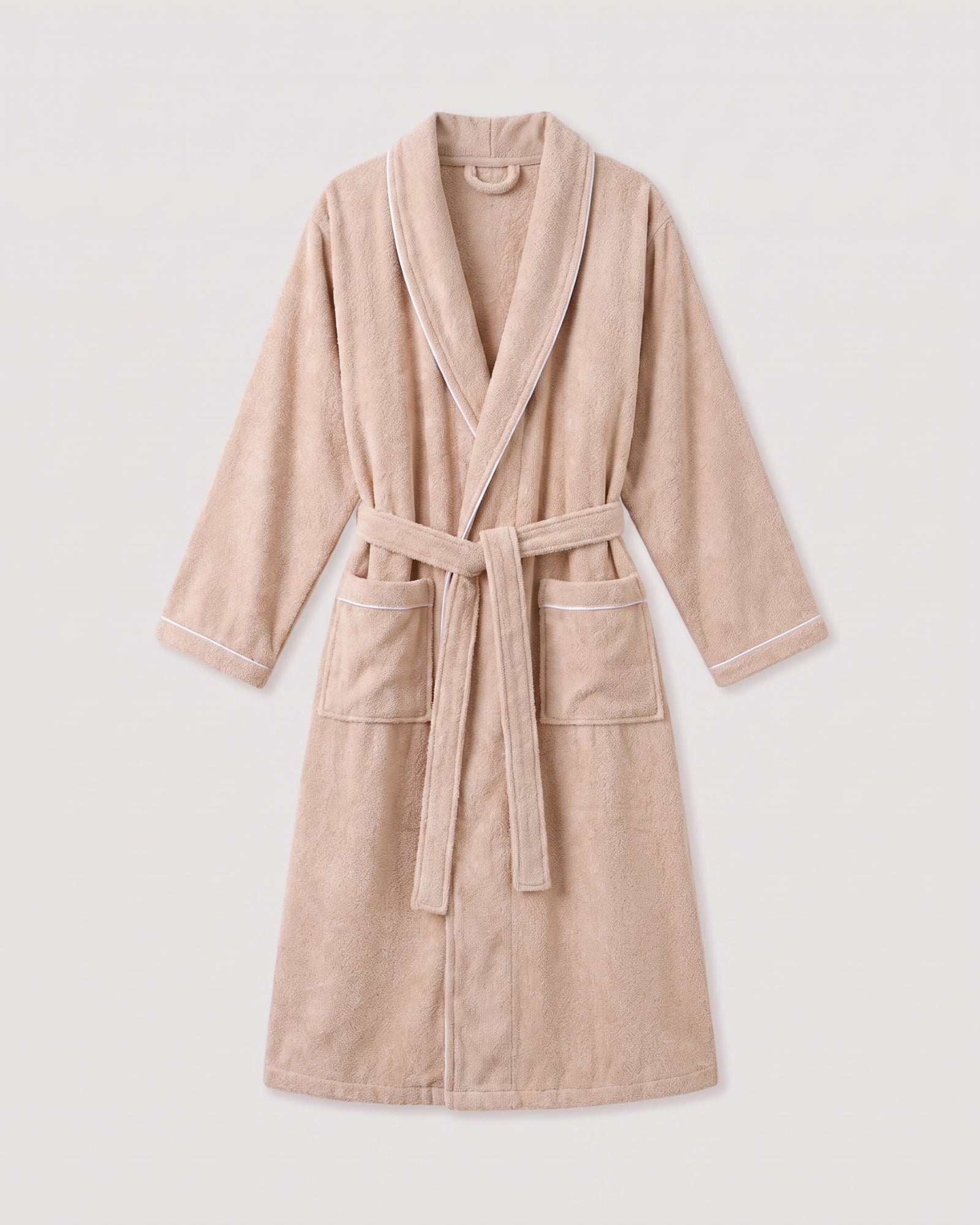 Bademantel Beige Damen