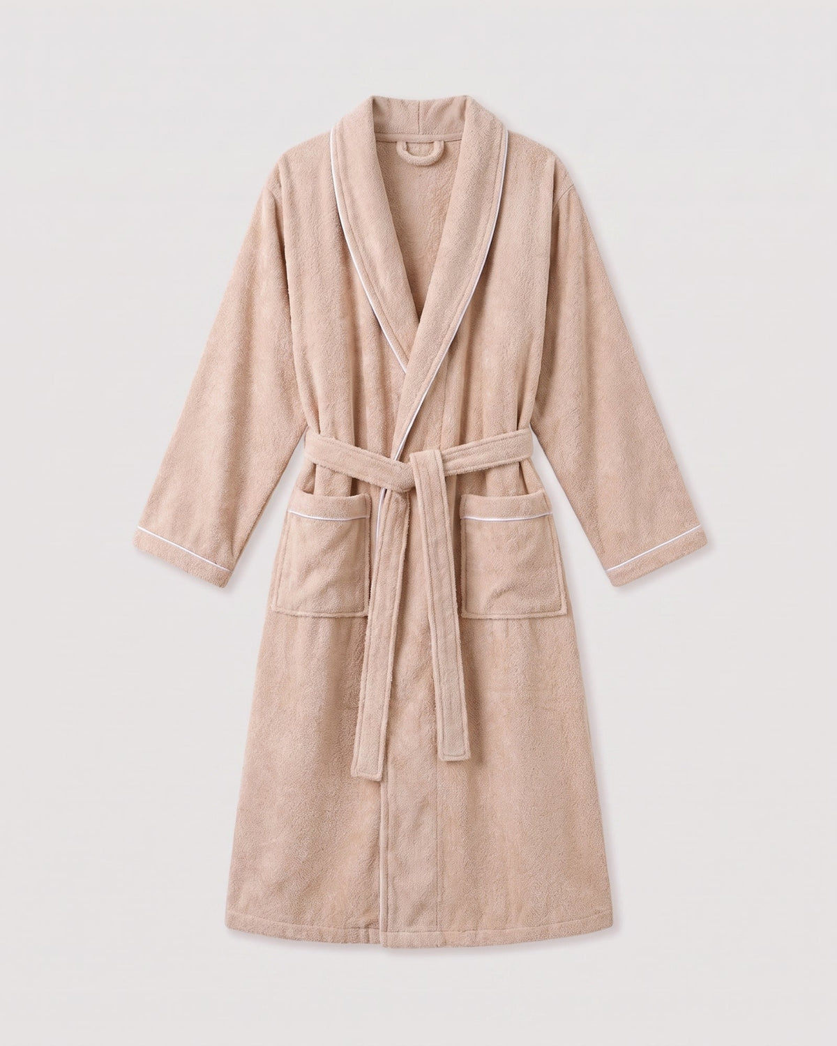 Bademantel Beige Damen