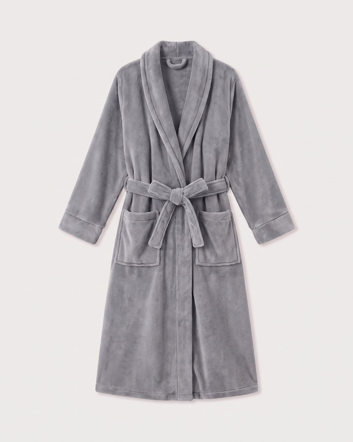 Bademantel Damen Grau