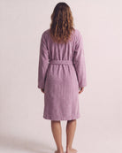 Bademantel Damen Lila