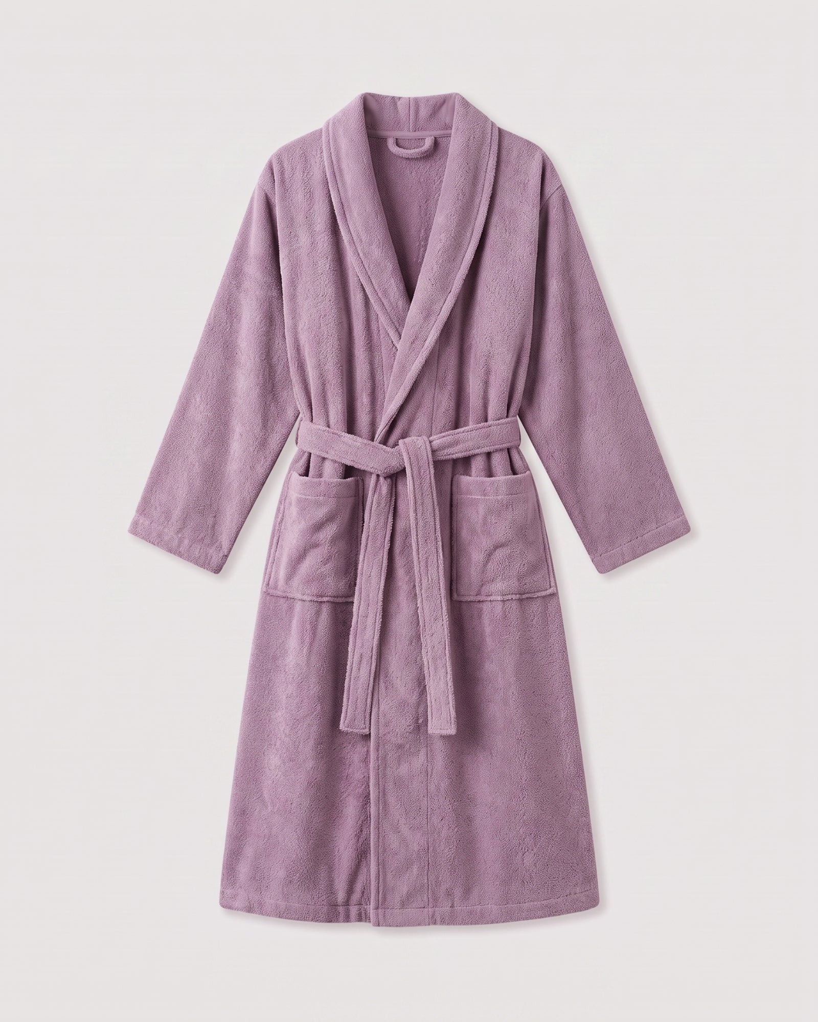 Bademantel Damen Lila