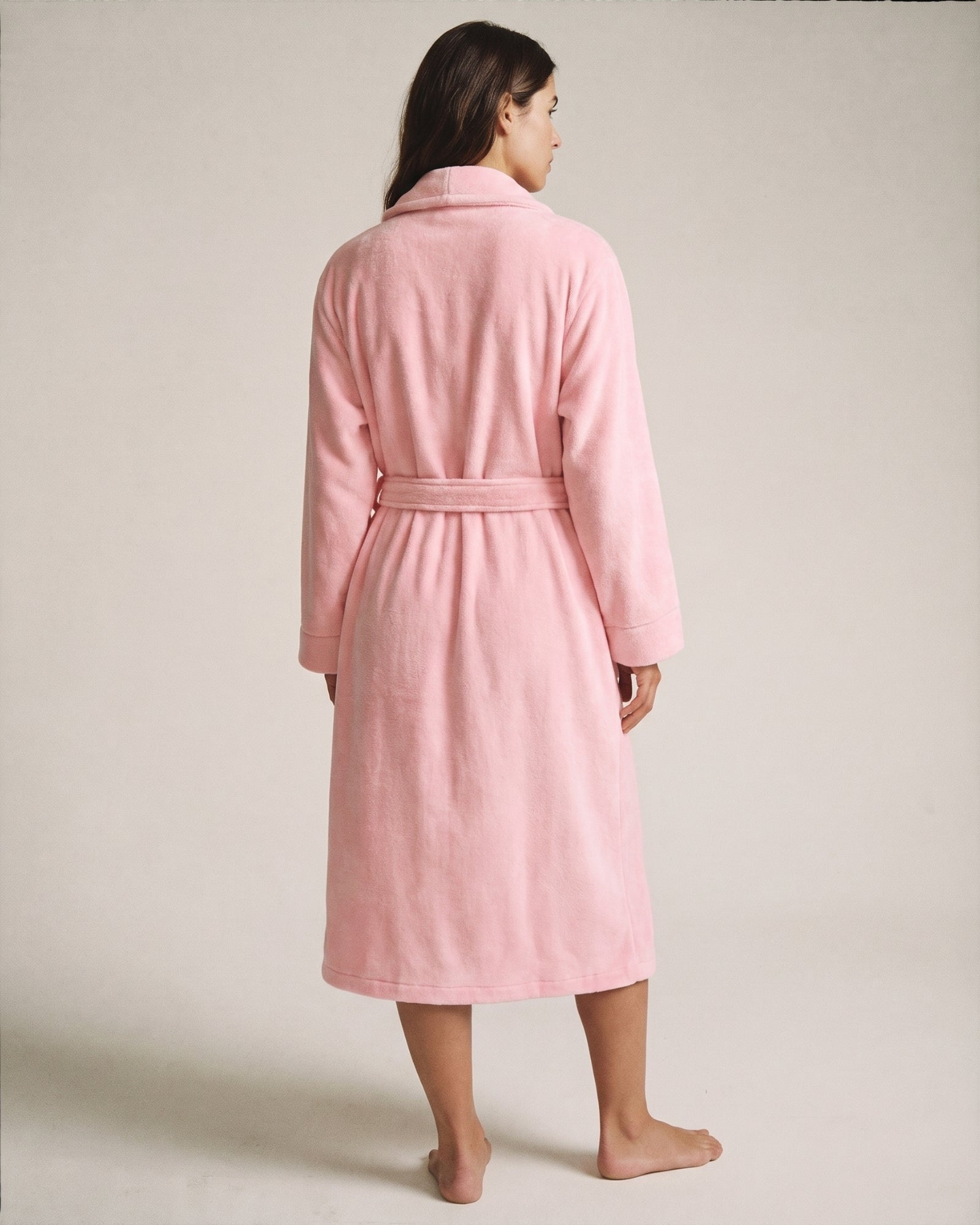 Bademantel Damen Rosa