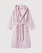 Bademantel Damen Rosa mit Kapuze