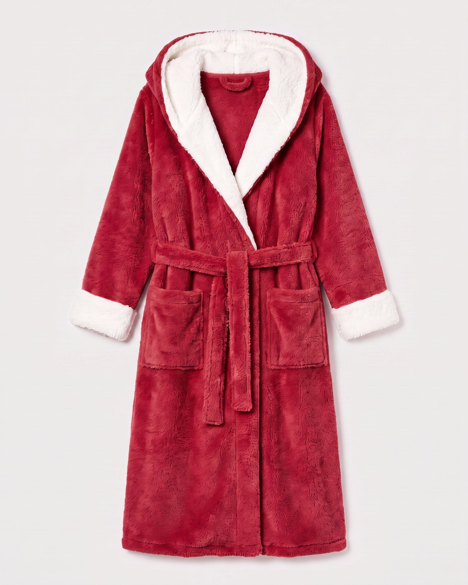 Bademantel Damen Rot