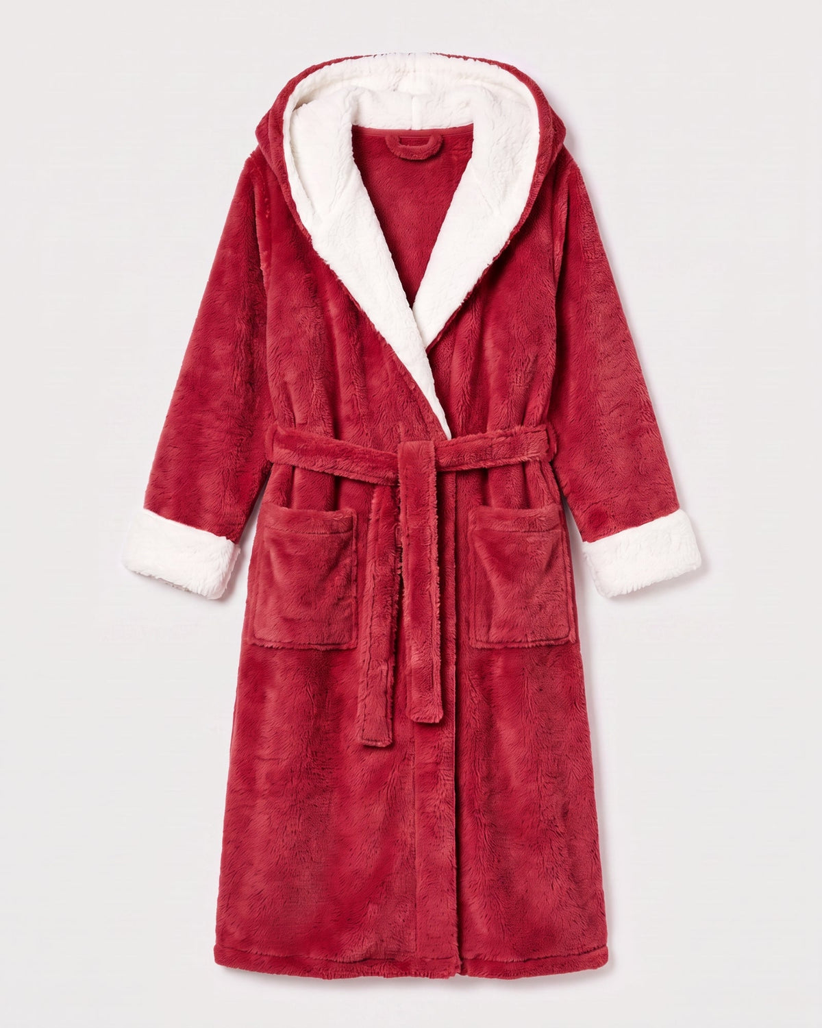 Bademantel Damen Rot