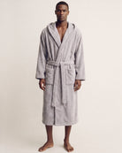 Bademantel Grau Herren