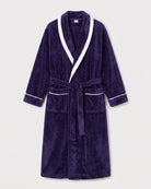 Bademantel Herren Lila
