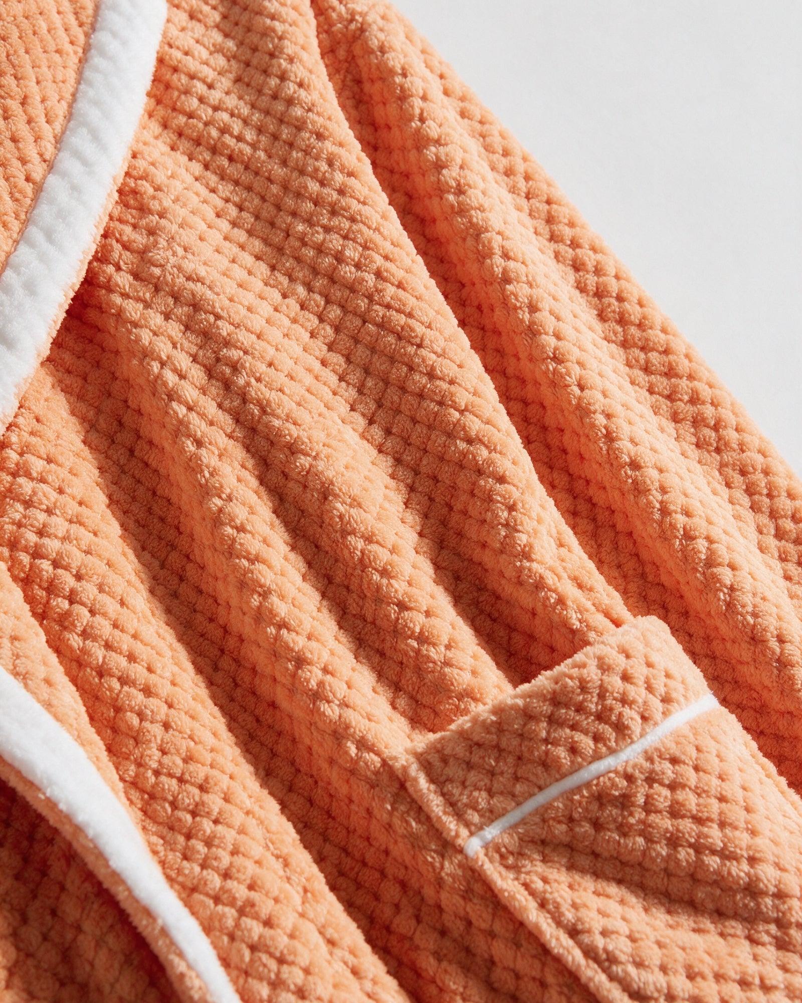 Bademantel Herren Orange