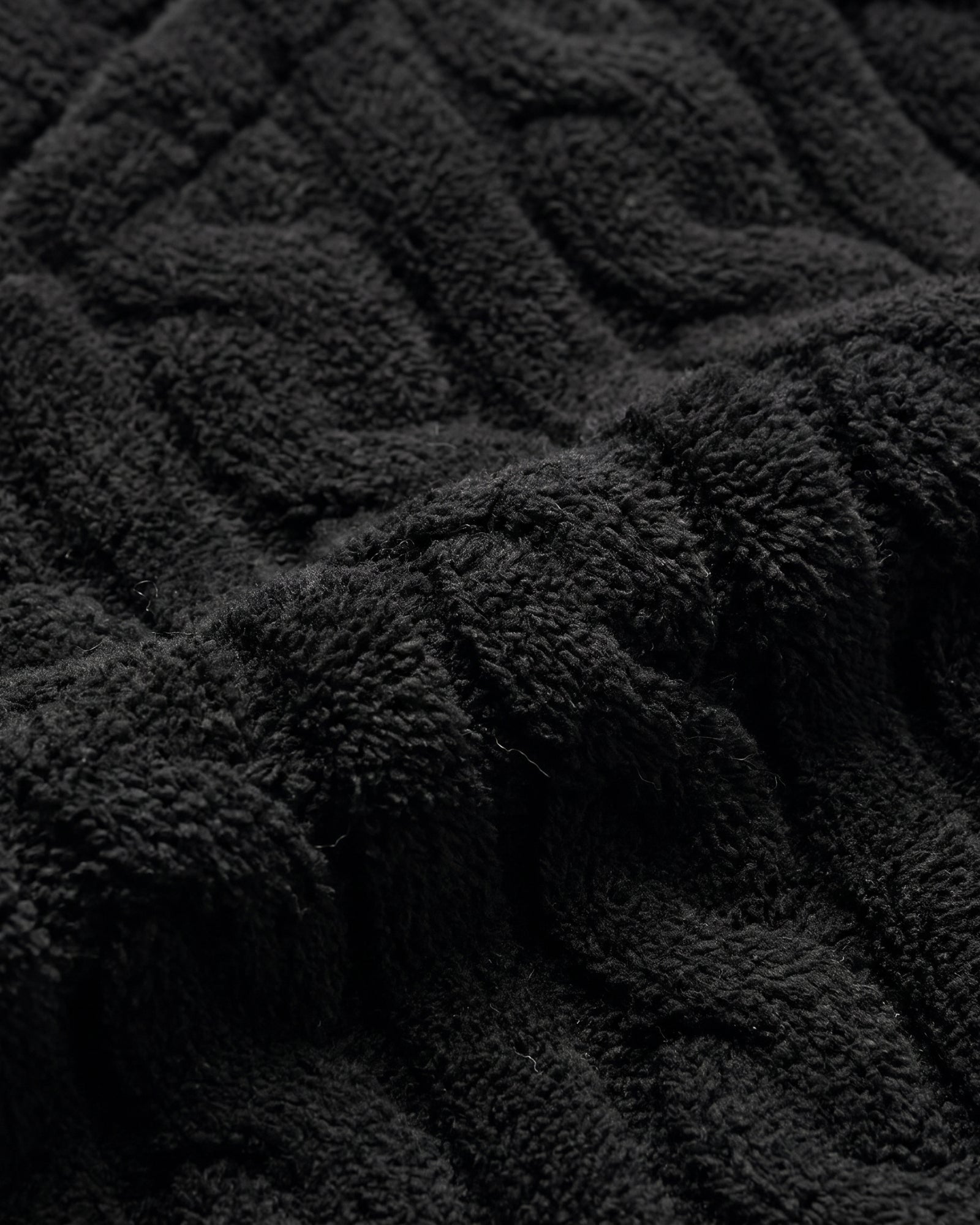 Bademantel Herren Schwarz