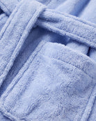 Bademantel Kinder Blau
