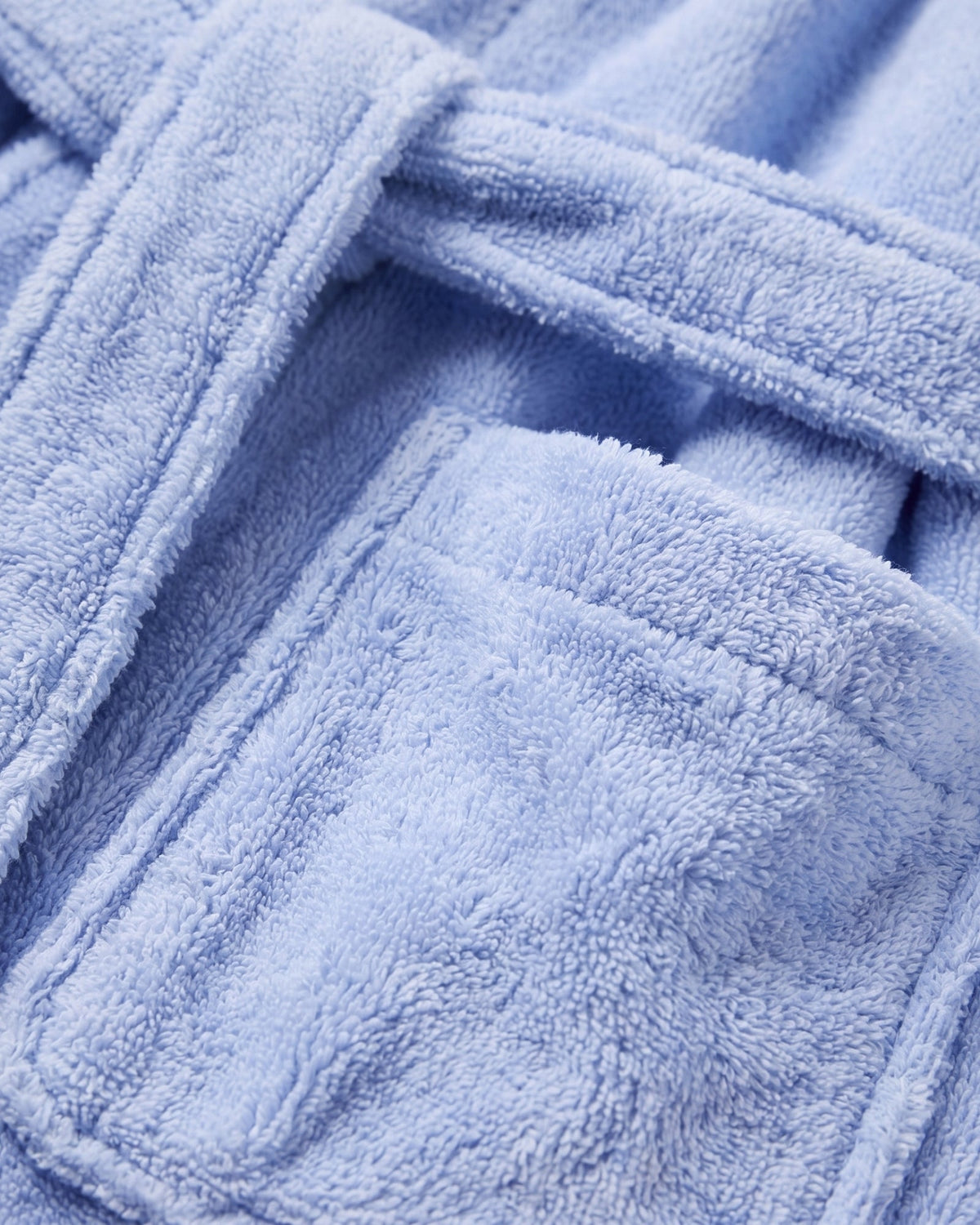 Bademantel Kinder Blau