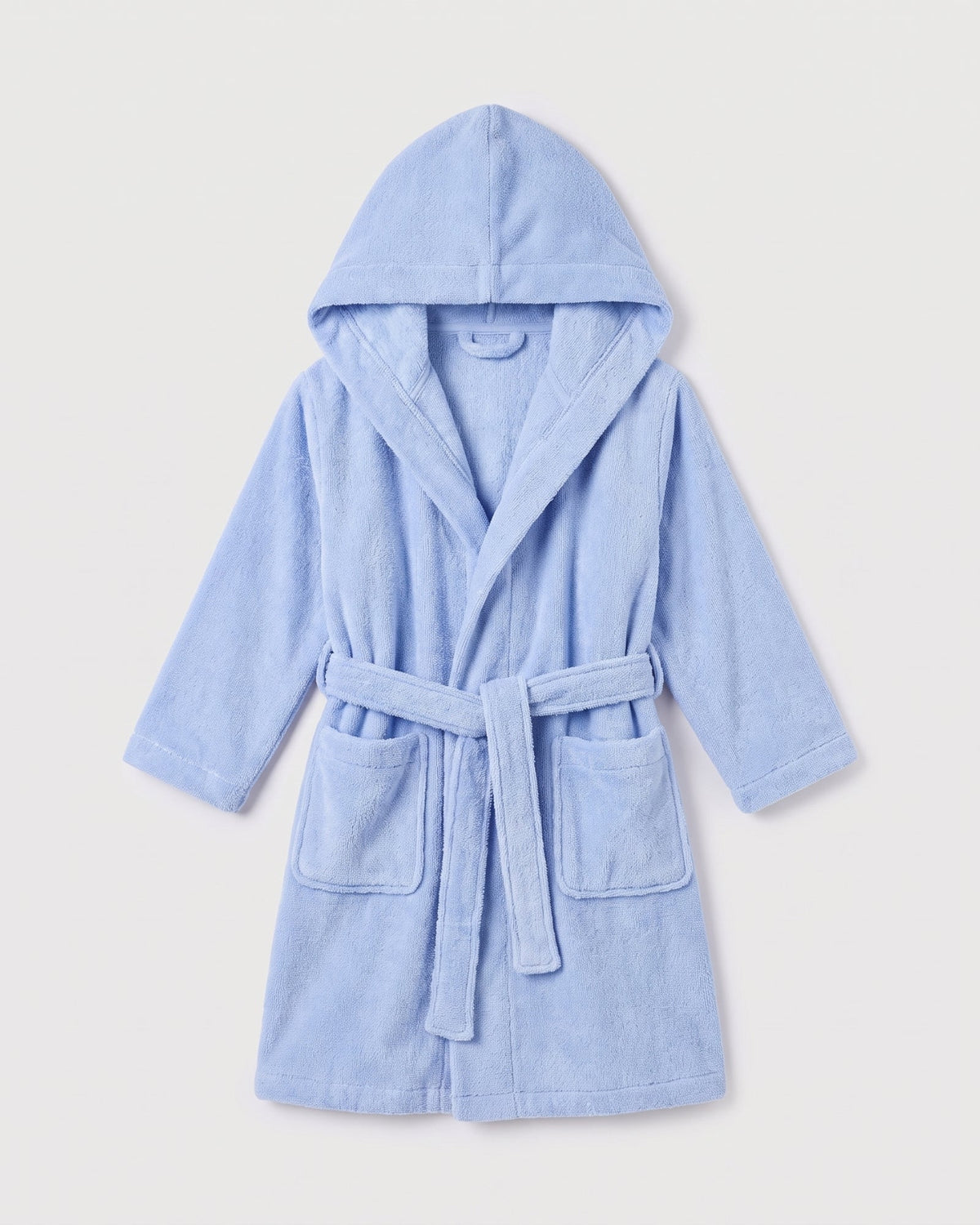 Bademantel Kinder Blau