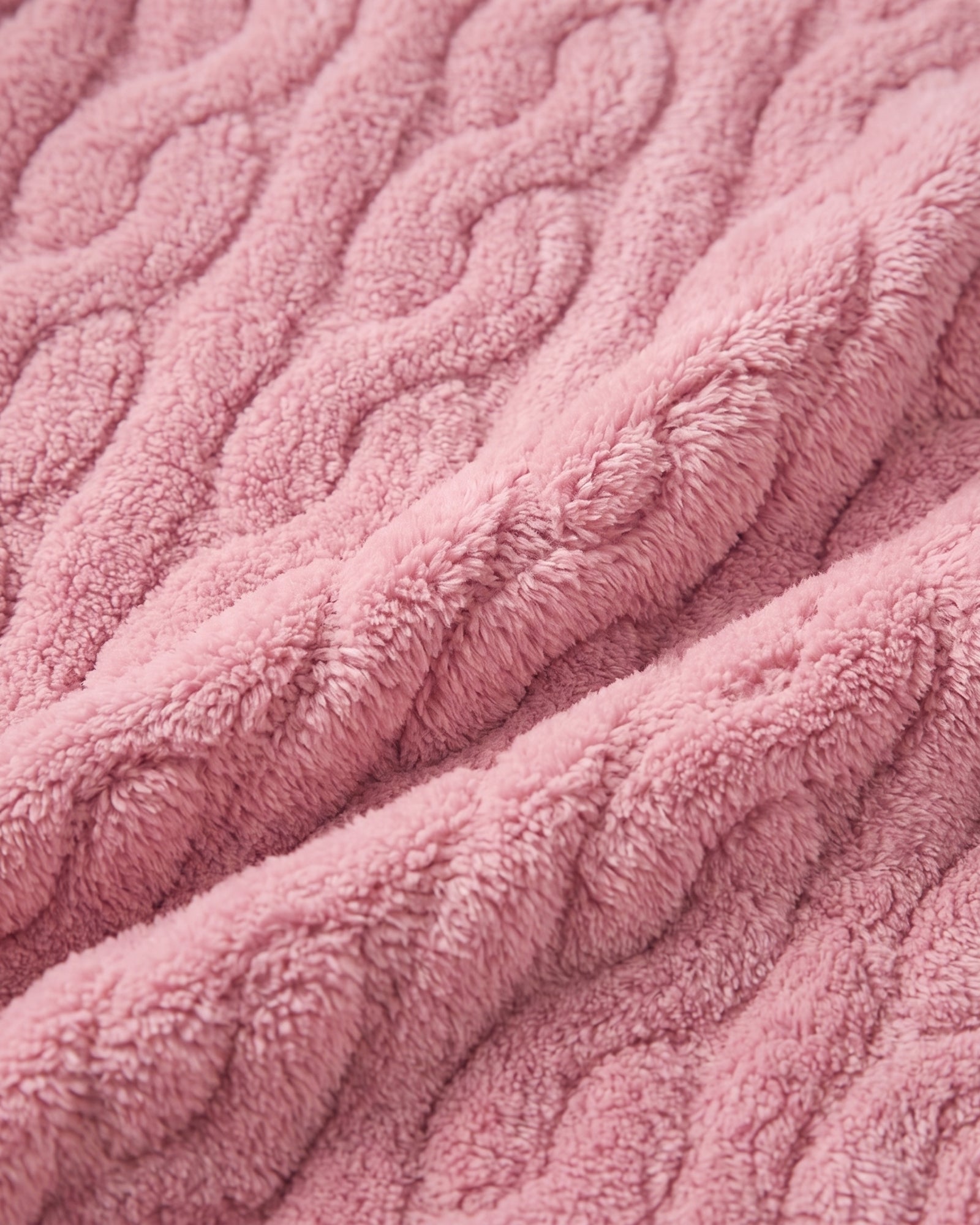 Bademantel Rosa Flauschig