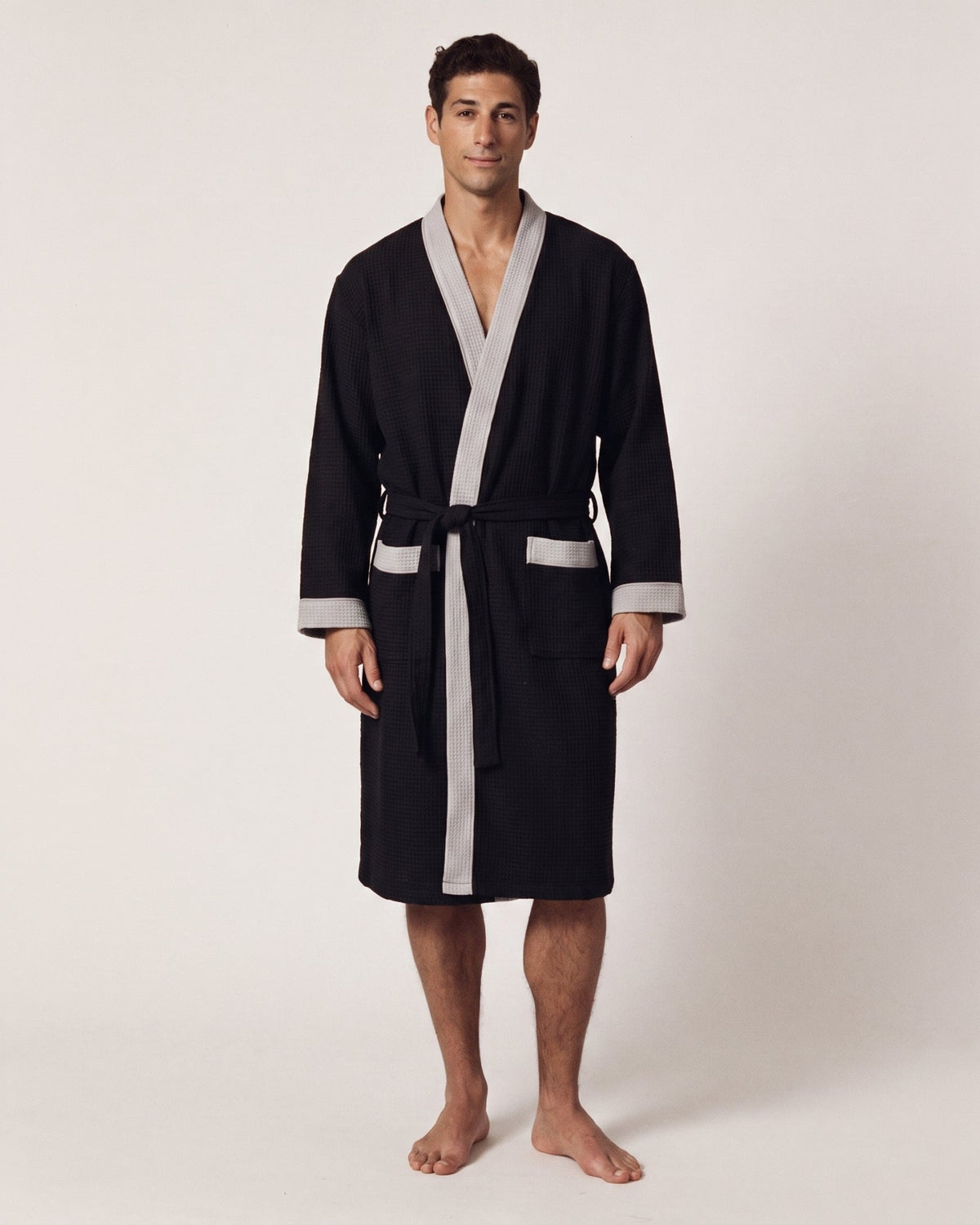 Bademantel Waffelpique Herren
