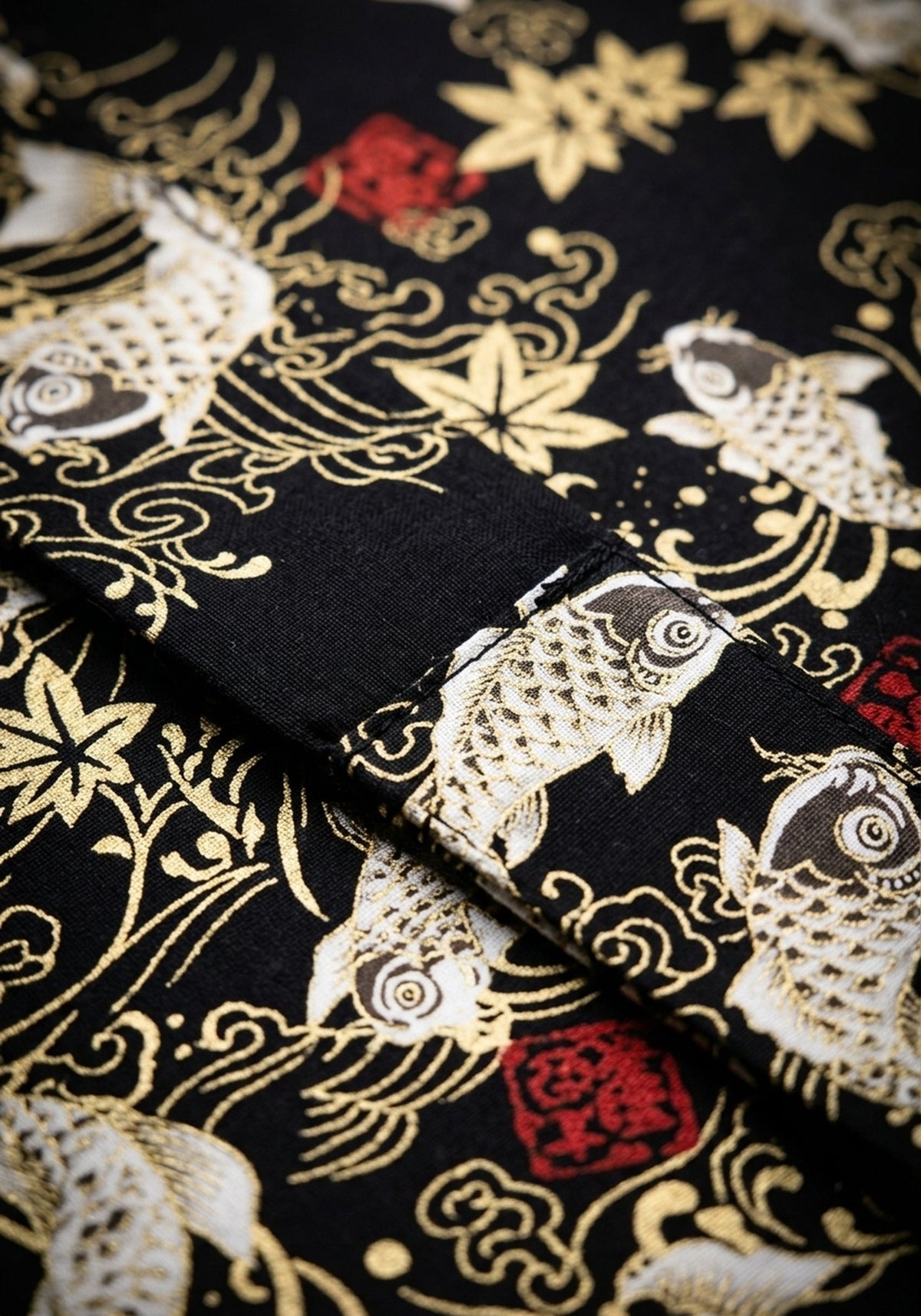 Bindegürtel Schwarz Stoff