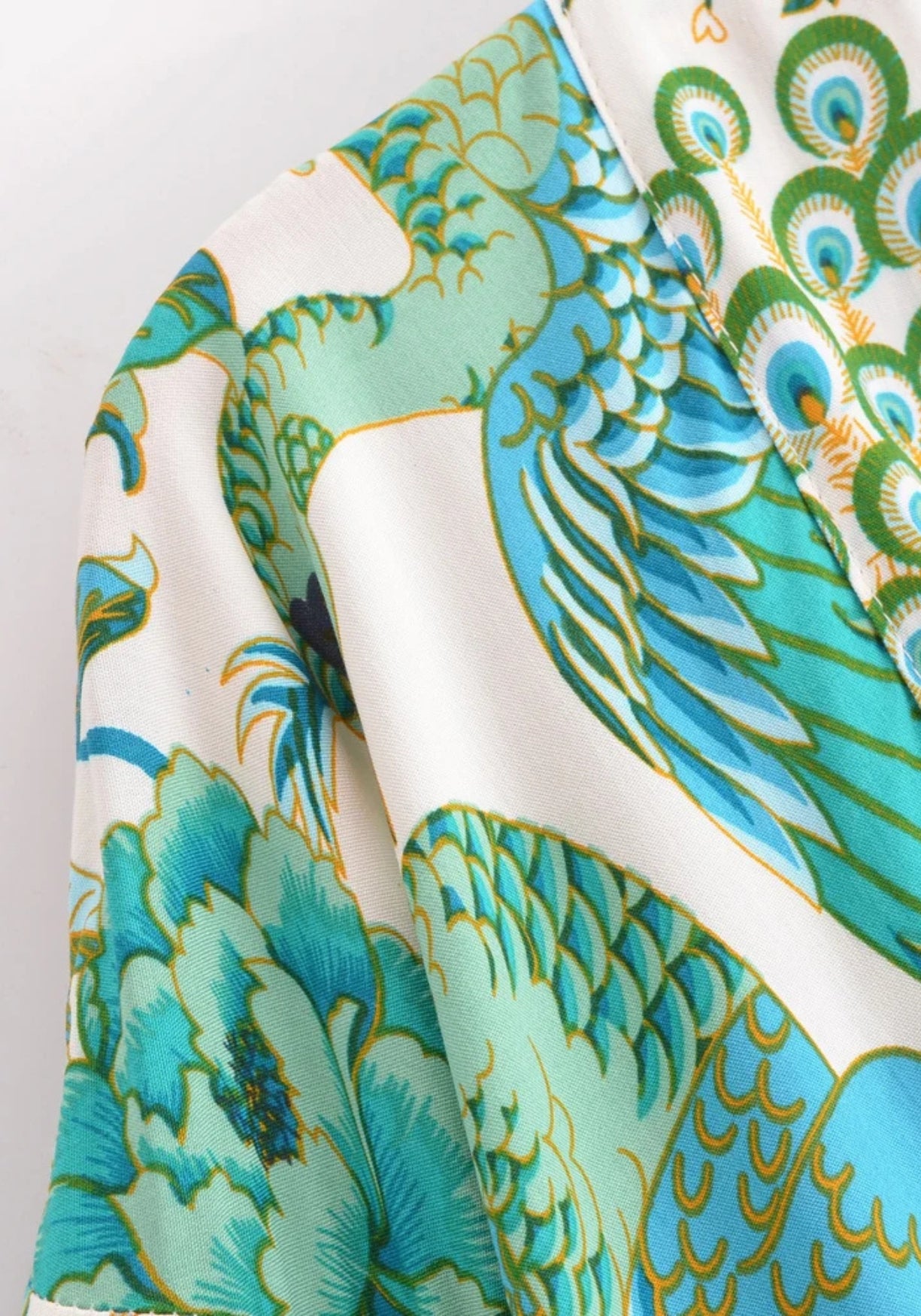 Blusen Kimono Kurz