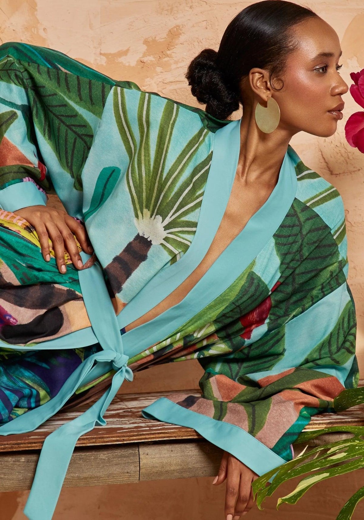 Bodenlanger Kimono