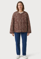 Braune Steppjacke Damen