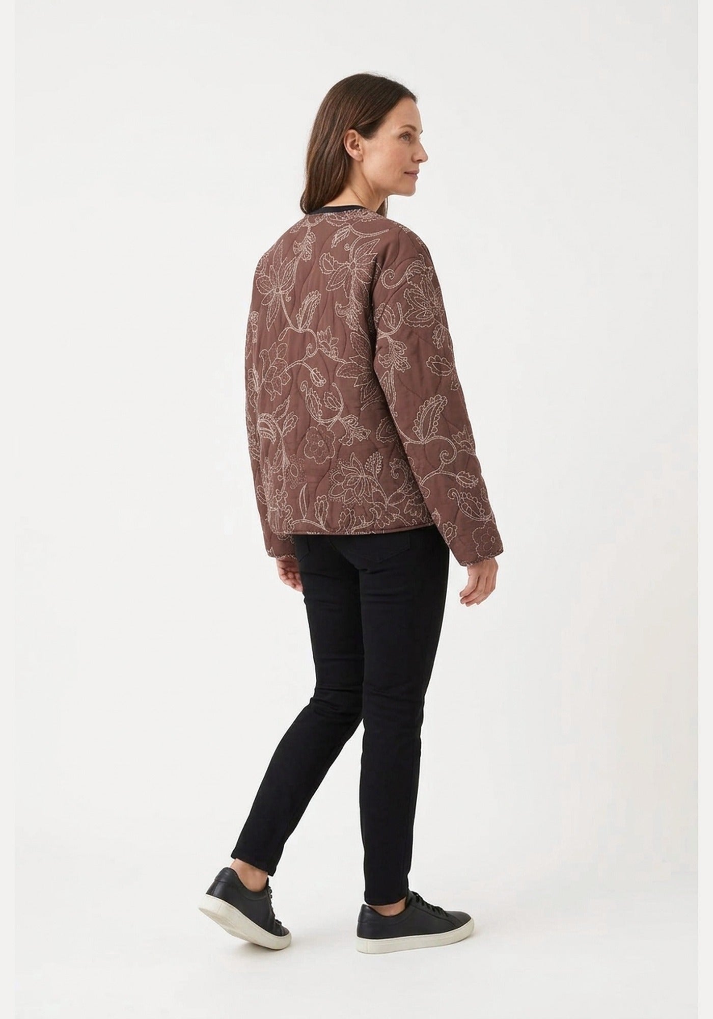 Braune Steppjacke Damen
