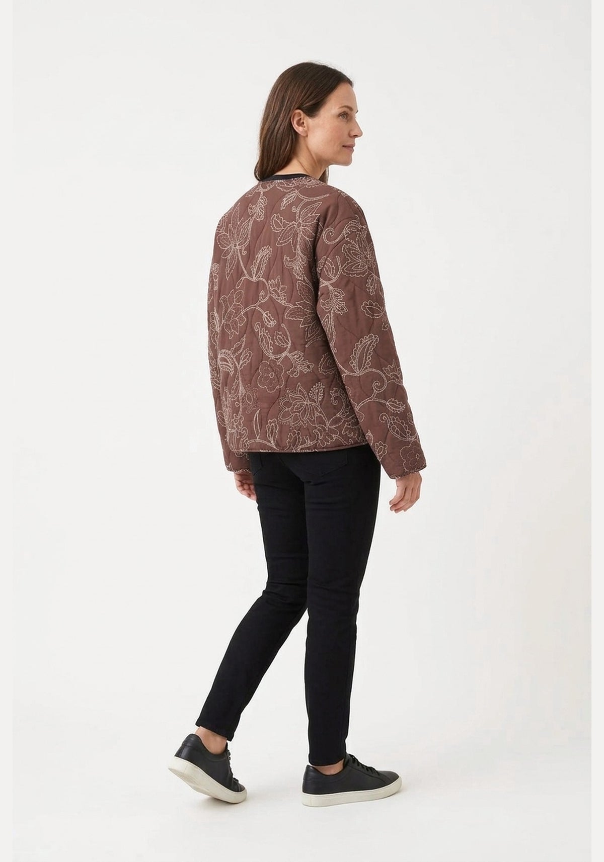 Braune Steppjacke Damen