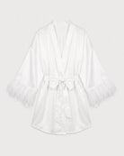 Braut Kimono Weiß
