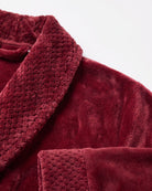 Fleece Bademantel Herren