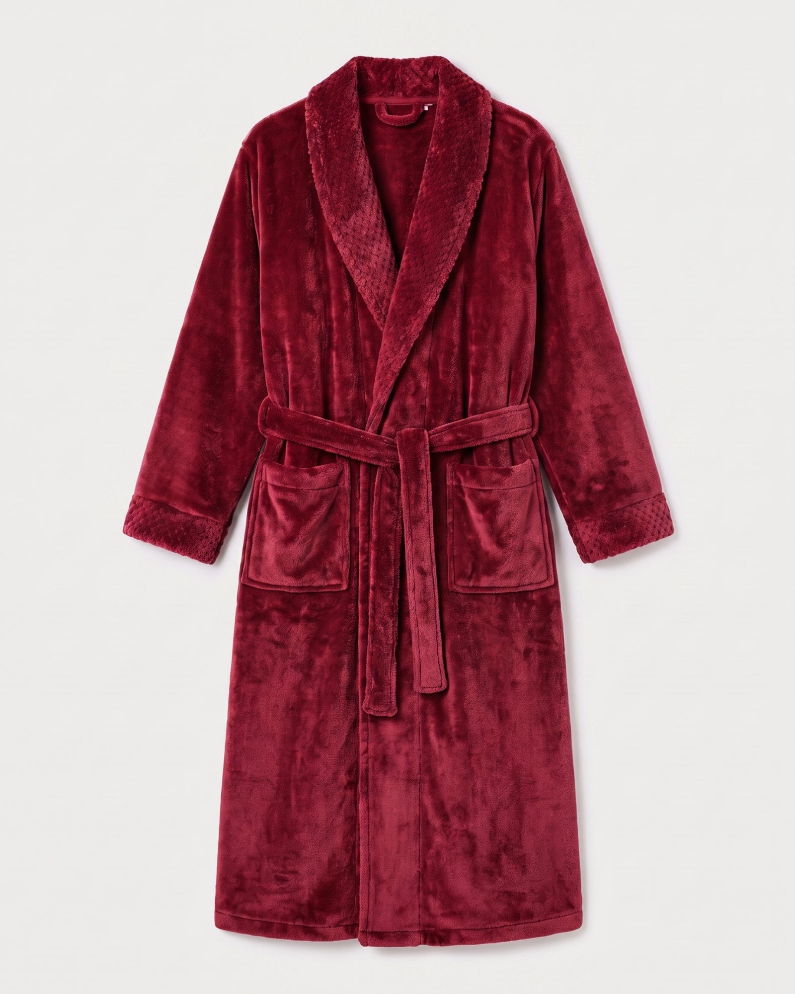 Fleece Bademantel Herren