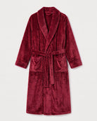 Fleece Bademantel Herren