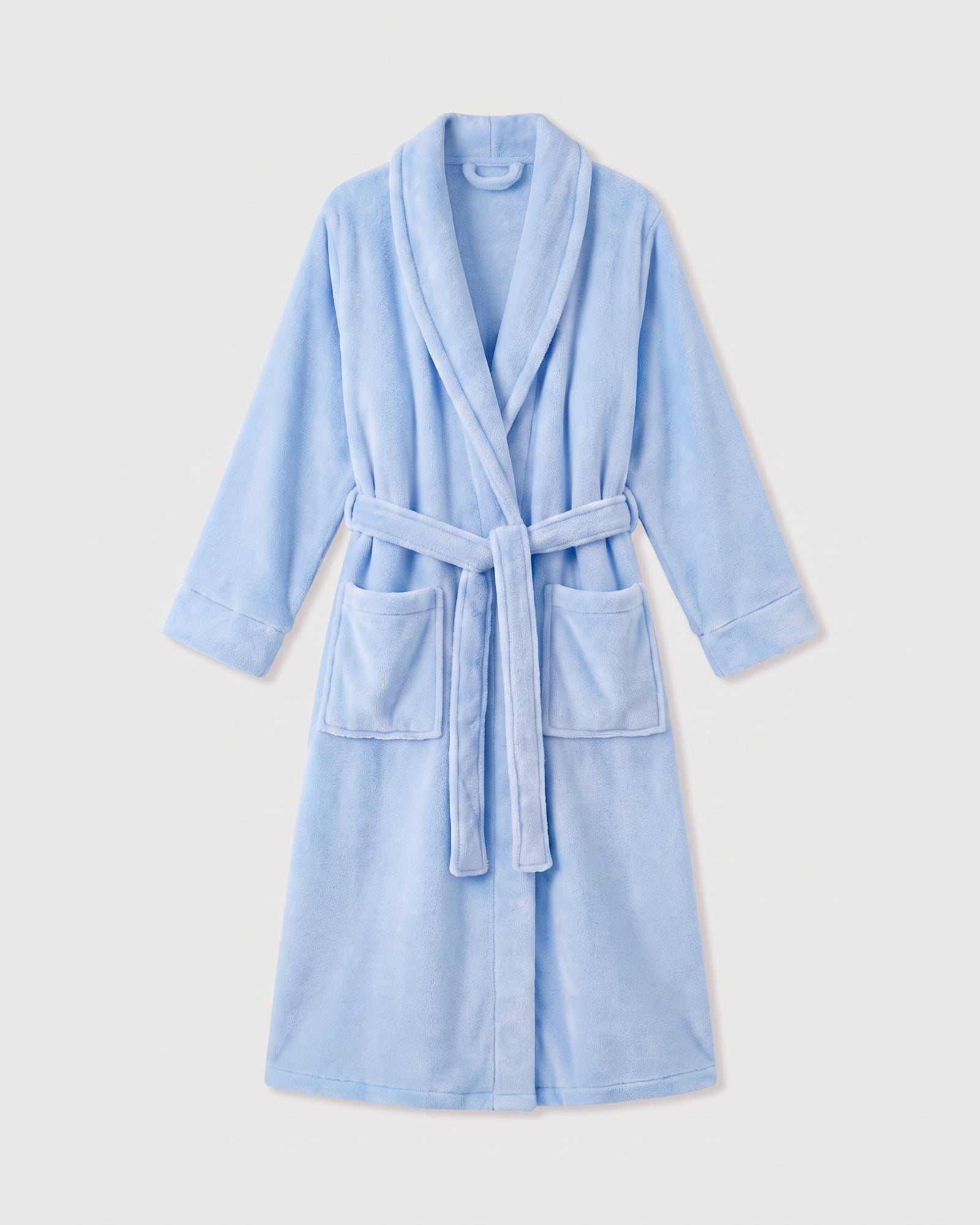 Fleece Morgenmantel Damen Lang