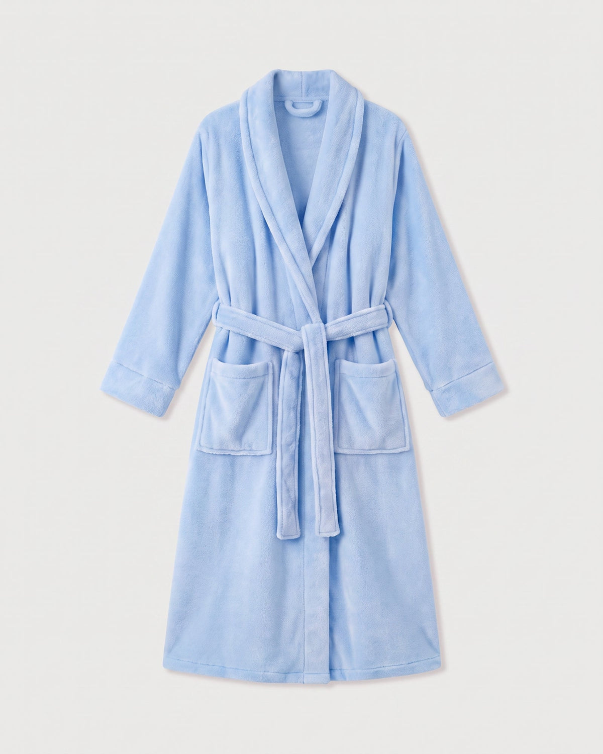 Fleece Morgenmantel Damen Lang