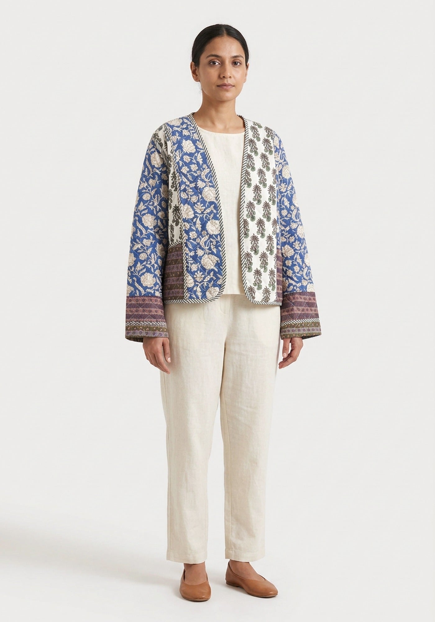 Gesteppter Kimono
