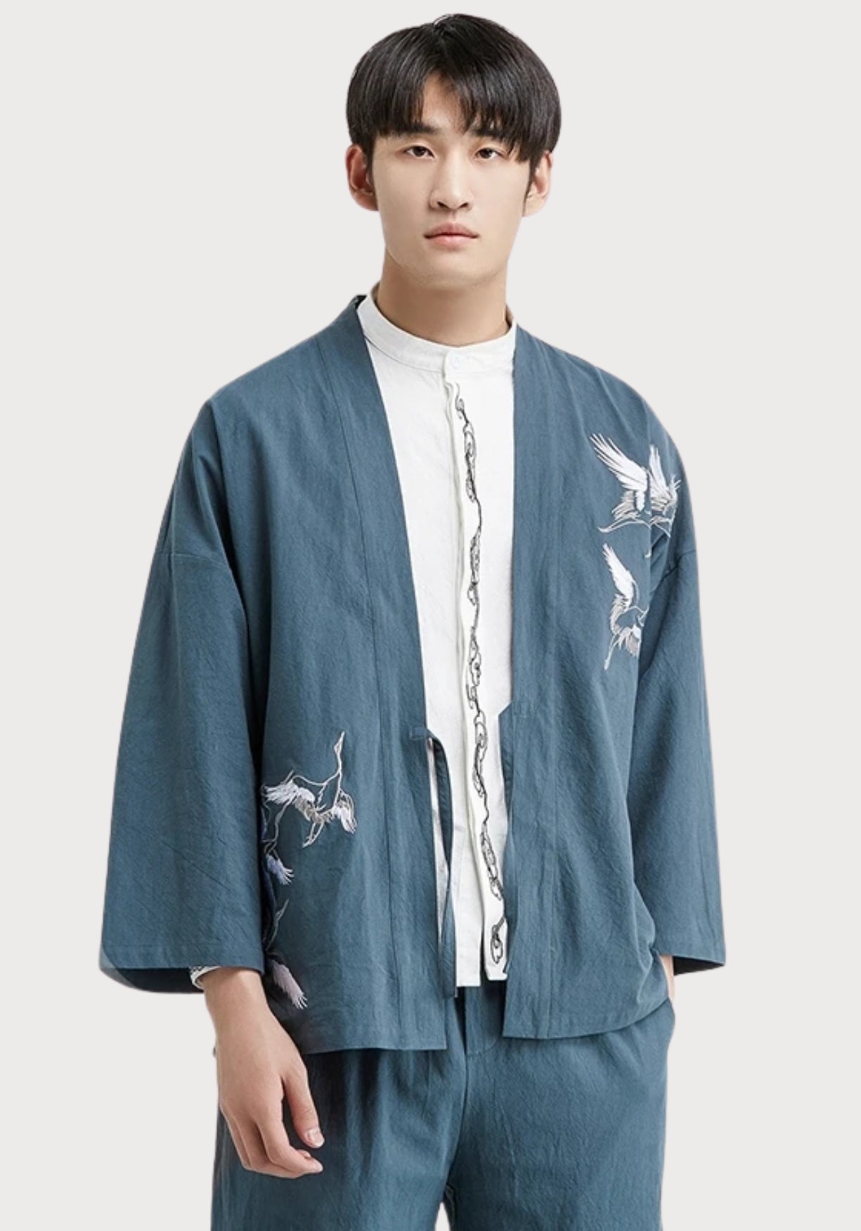 Haori Jacke Herren Baumwolle