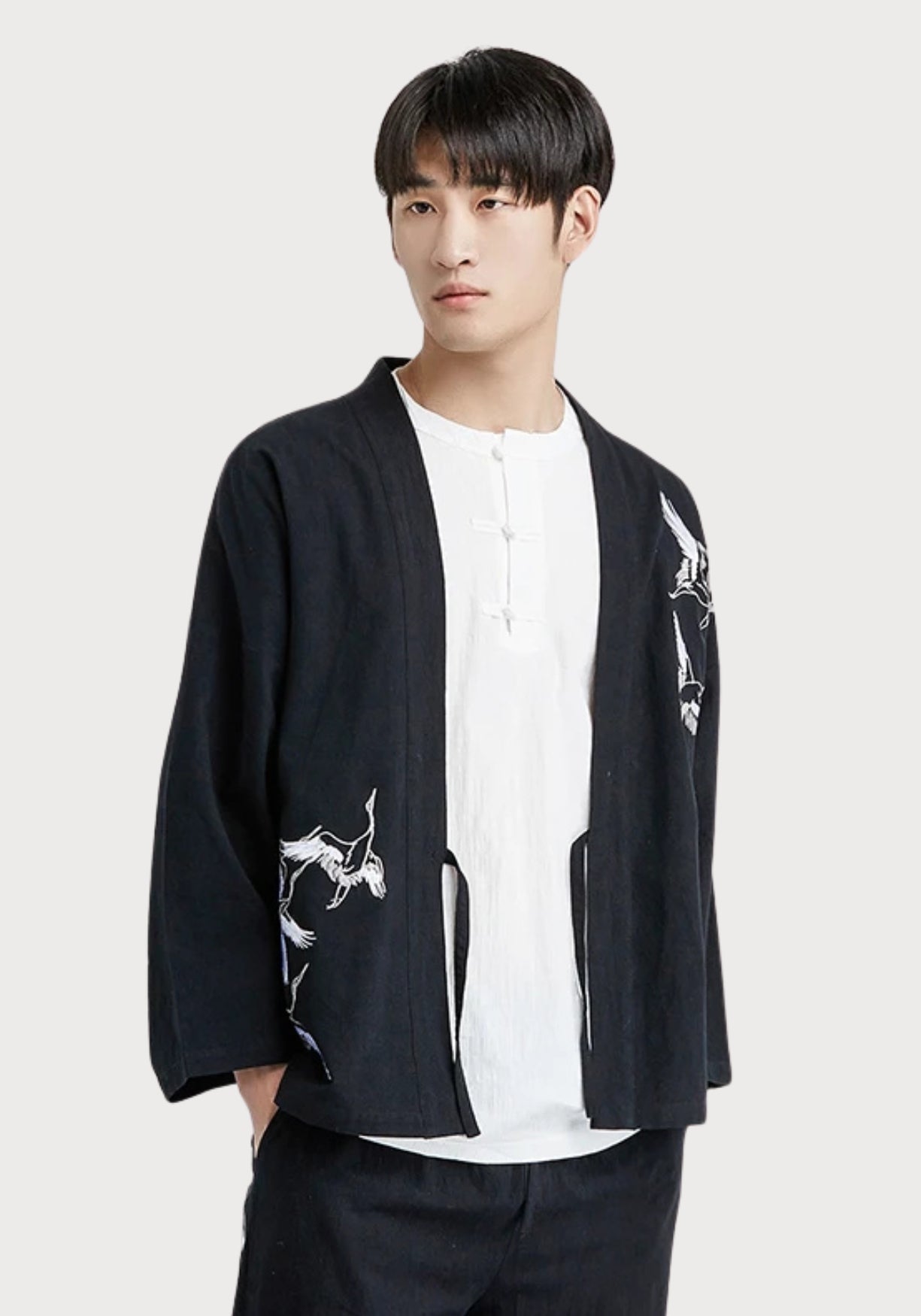 Haori Jacke Herren Baumwolle