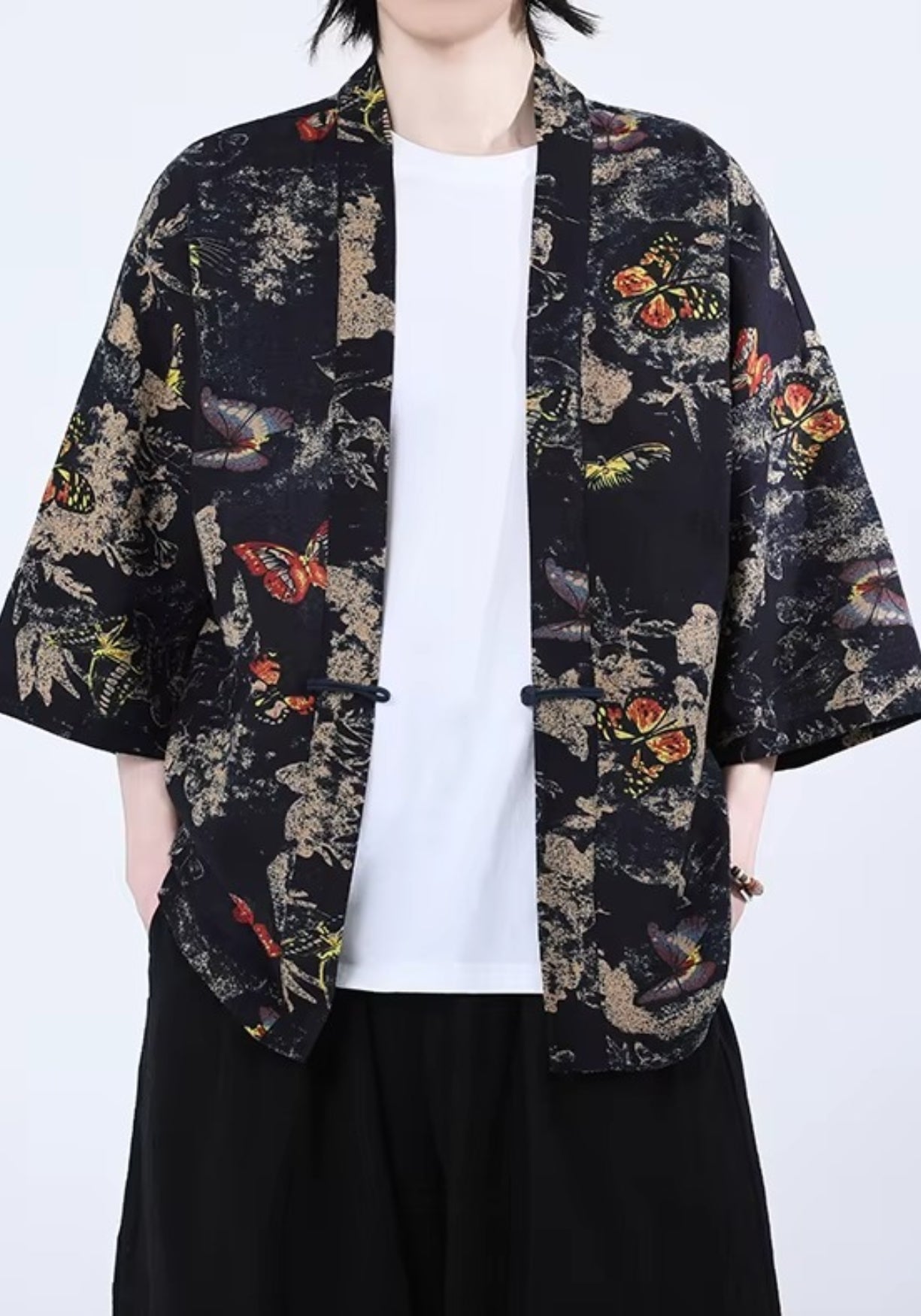 Herren Haori Kimono Jacke Muster