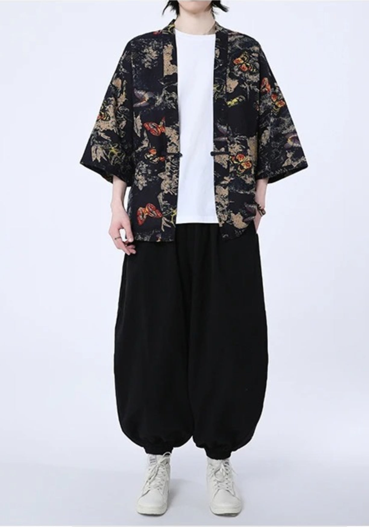 Herren Haori Kimono Jacke Muster