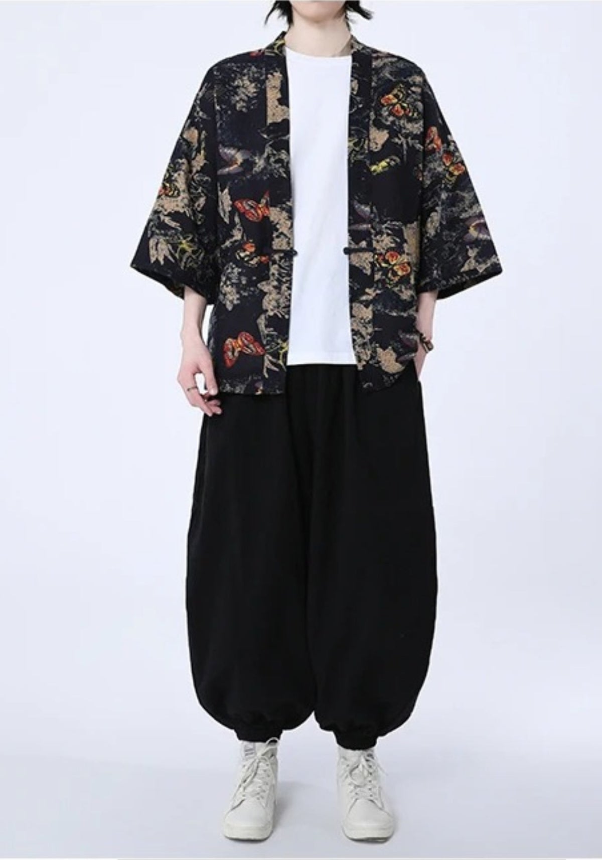 Herren Haori Kimono Jacke Muster