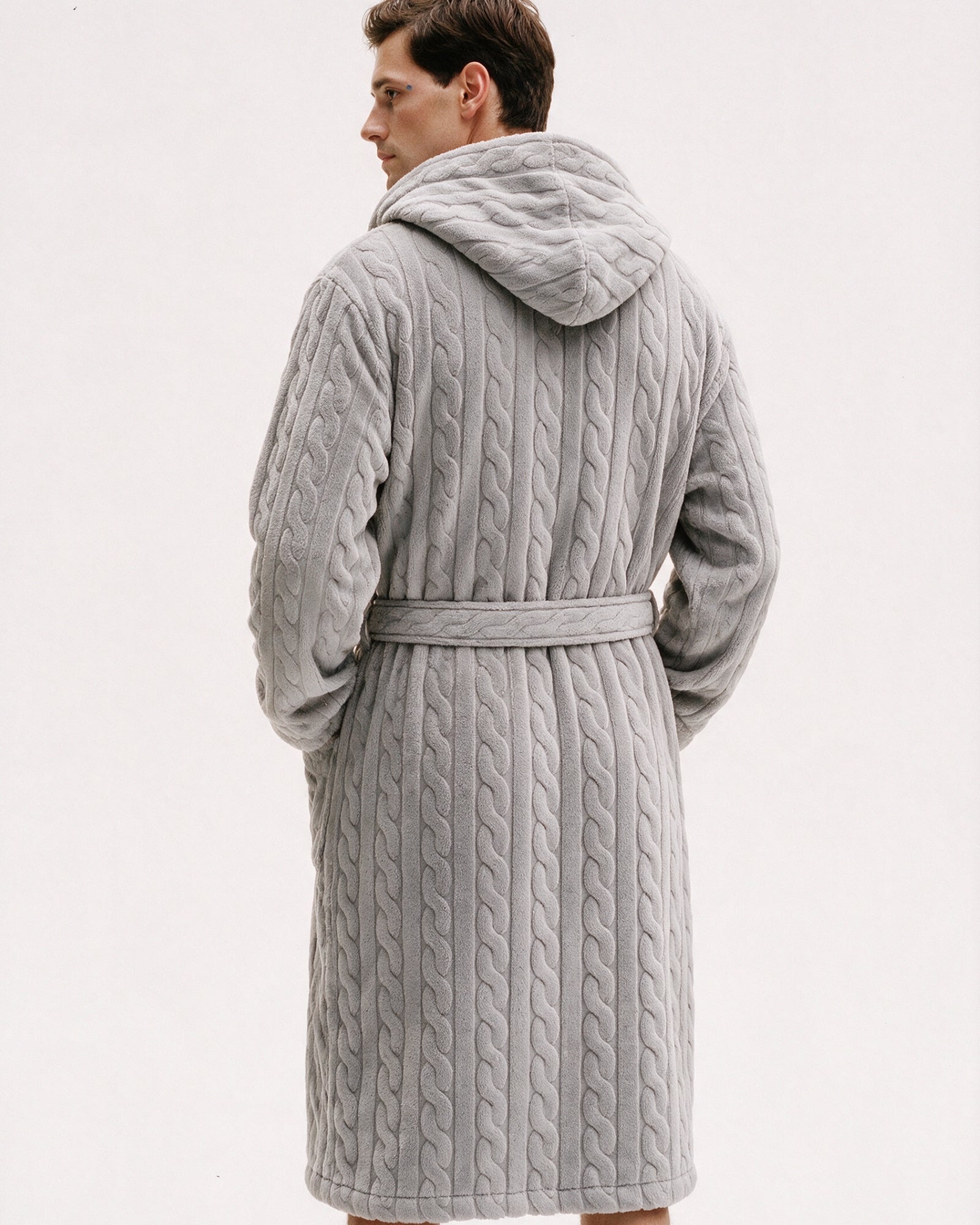 Herren Microfaser Bademantel