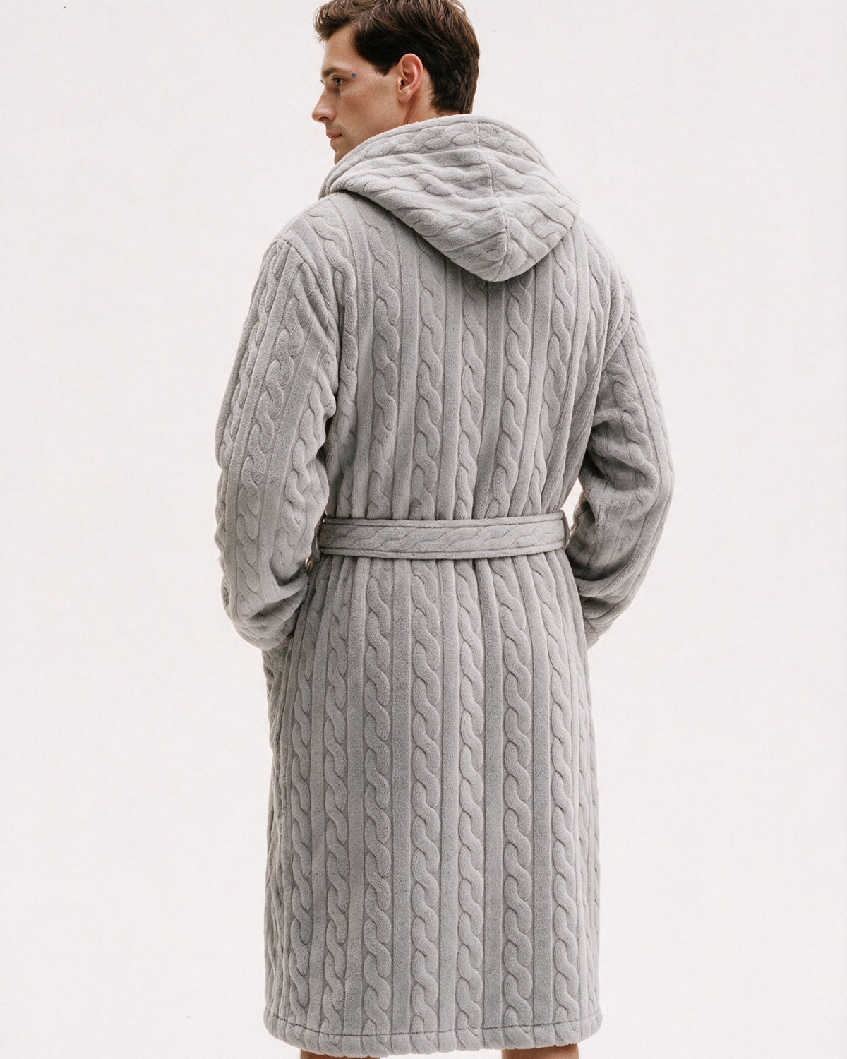 Herren Microfaser Bademantel