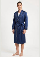 Kimono Bademantel Seide Herren