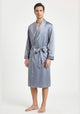Kimono Bademantel Seide Herren