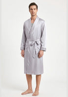 Kimono Bademantel Seide Herren
