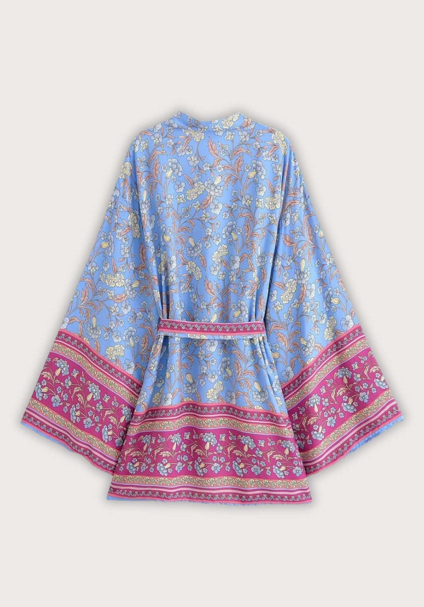 Kimono Blau Blumen