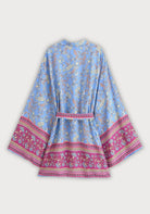 Kimono Blau Blumen