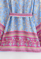 Kimono Blau Blumen