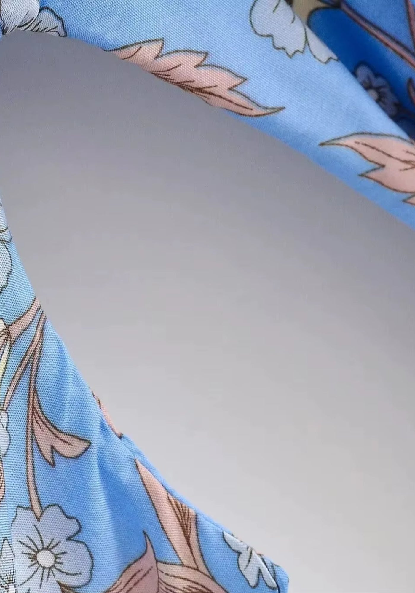 Kimono Blau Blumen