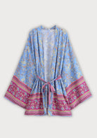 Kimono Blau Blumen