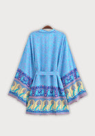 Kimono Blau Kurz