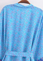 Kimono Blau Kurz